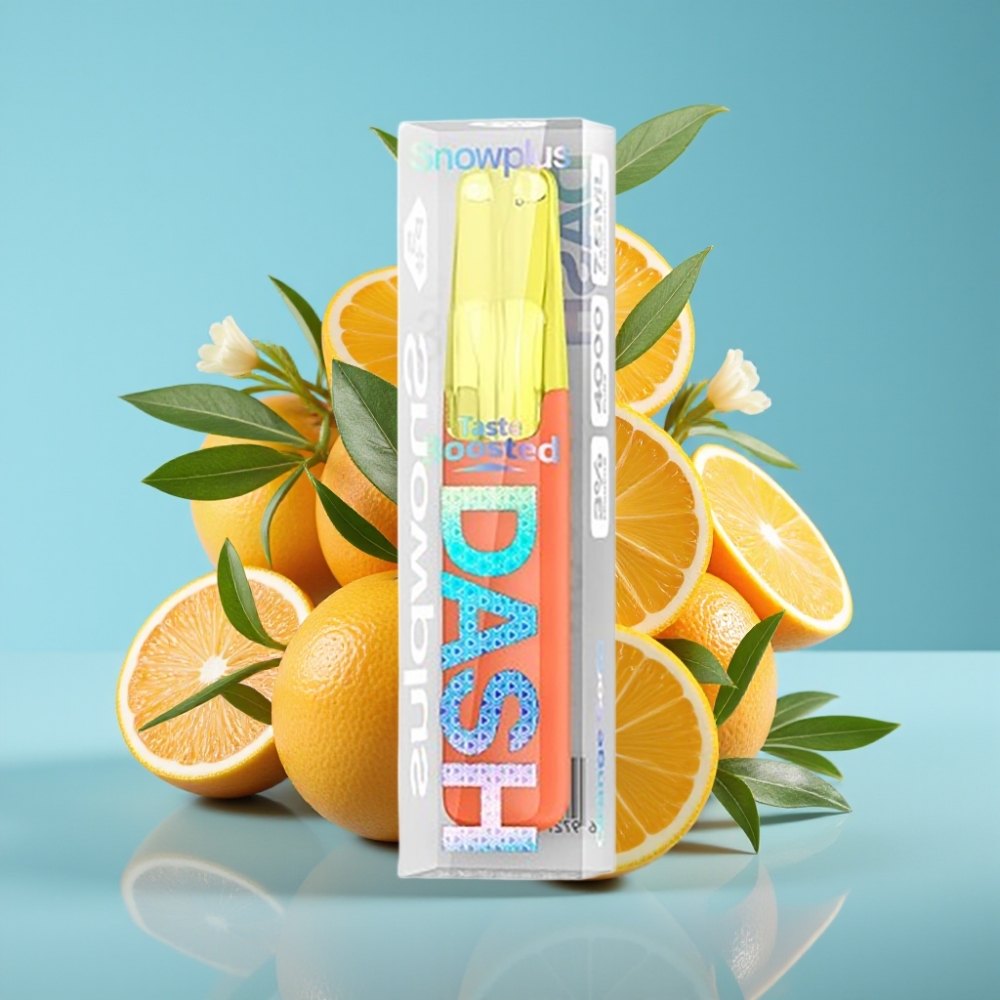 Snowplus Dash 4000 Puffs Ceramic 7.5ml Orange Soda vape Canada wholesale