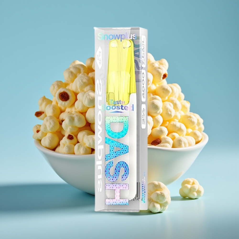 Snowplus Dash 4000 Puffs Ceramic 7.5ml Vanilla Popcorn vape Canada wholesale