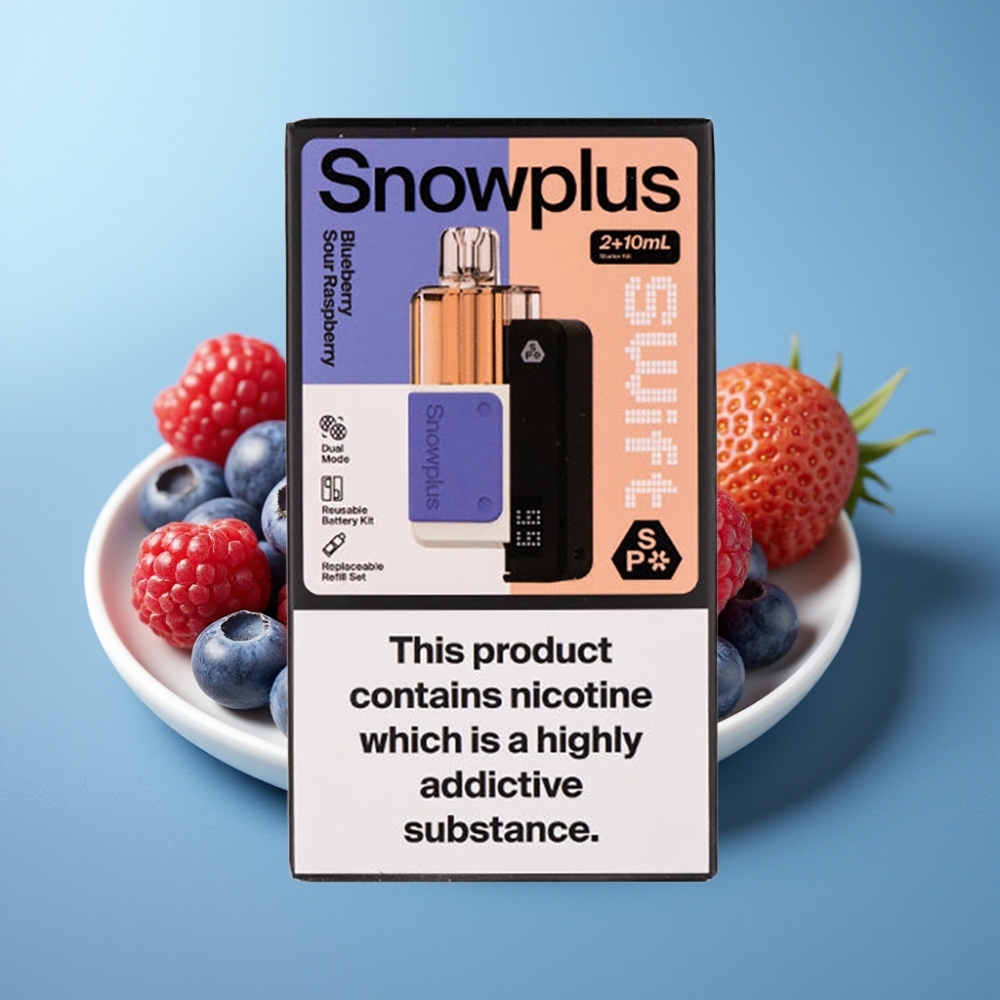 Snowplus Swift 5000 Puffs 1000mAh Dual Mesh Blueberry Sour Raspberry