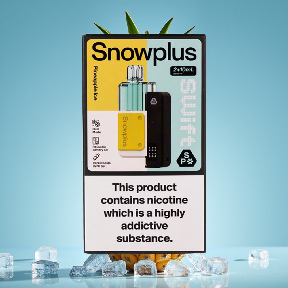 Snowplus Swift 5000 Puffs 1000mAh Dual Mesh Pineapple Ice
