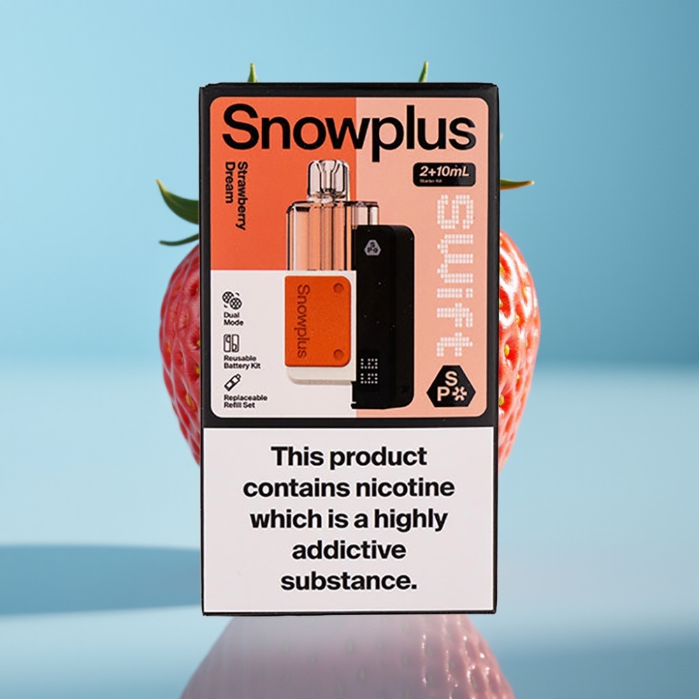 Snowplus Swift 5000 Puffs 1000mAh Dual Mesh Strawberry Dream