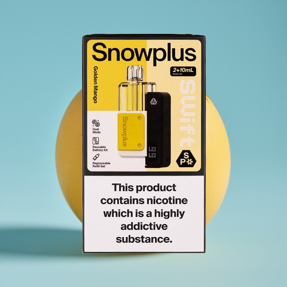 Snowplus Swift 5000 Puffs Dual Mesh 1000mAh Golden Mango