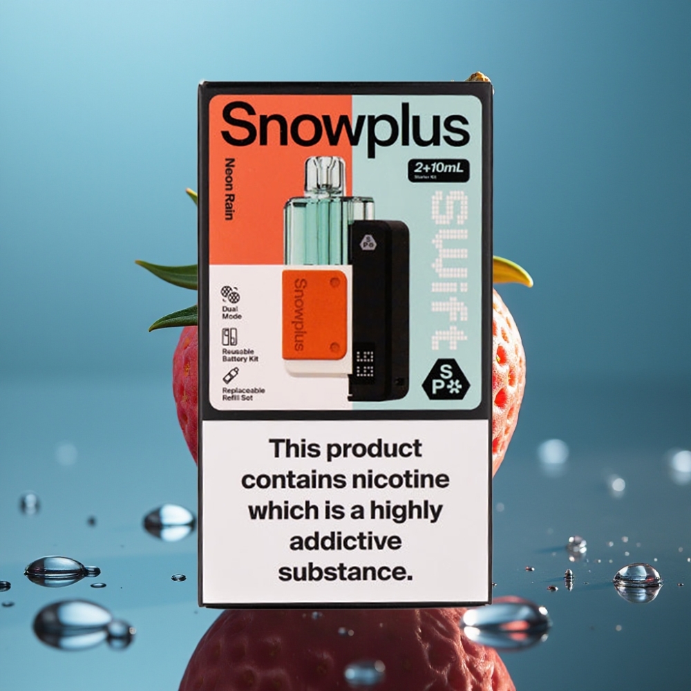Snowplus Swift 5000 Puffs Dual Mesh 1000mAh Neon Rain Pod Kit