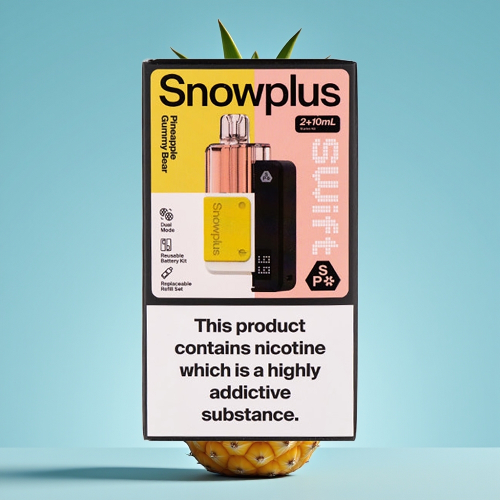 Snowplus Swift 5000 Puffs Dual Mesh 1000mAh Pineapple Gummy Bear